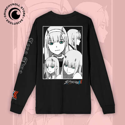 DARLING in the FRANXX - Zero Two Faces Long Sleeve Shirt - Crunchyroll Exclusive
